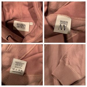 NWOT Maison Article hoodie by Shoe Palace size L
Pit to pit 23”
Length 29”